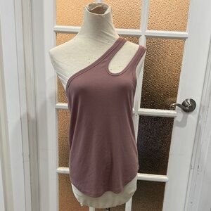 Asymmetrical Mauve Tank Top NWOT